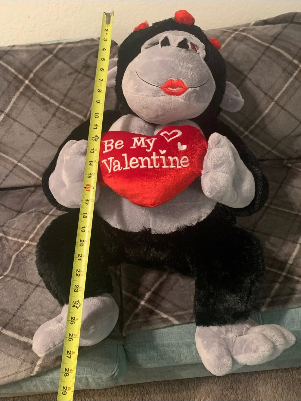 Dan Dee Gorilla Kingdom Princess Lulu Love Stuffed Animal Plush Valentine Day
